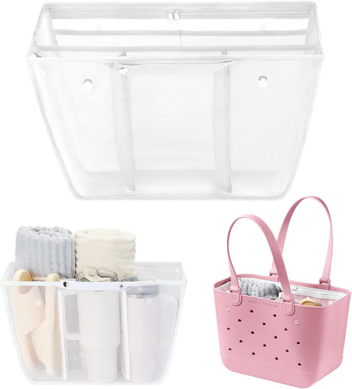 Beach Bag Organizer Insert Divider for Baby Bogg Bags Beach Tote