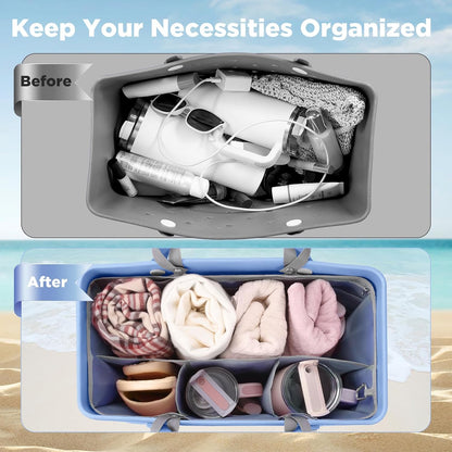 Beach Bag Organizer Insert Divider for Baby Bogg Bags Beach Tote