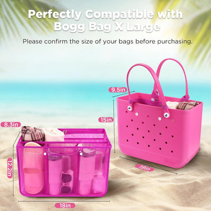 Beach Bag Organizer Insert Divider for Baby Bogg Bags Beach Tote