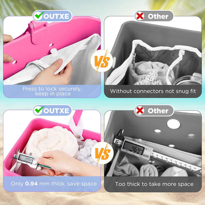 Beach Bag Organizer Insert Divider for Baby Bogg Bags Beach Tote