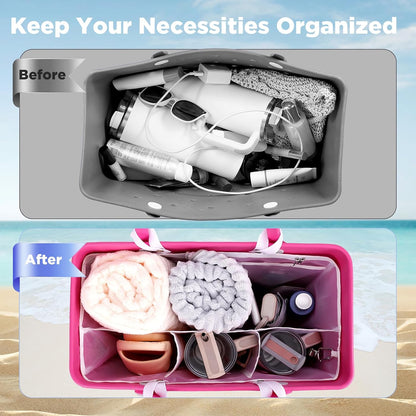 Beach Bag Organizer Insert Divider for Baby Bogg Bags Beach Tote
