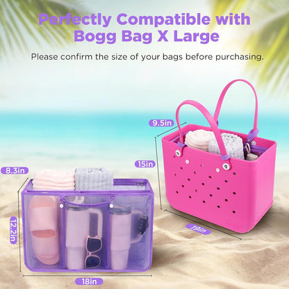 Beach Bag Organizer Insert Divider for Baby Bogg Bags Beach Tote