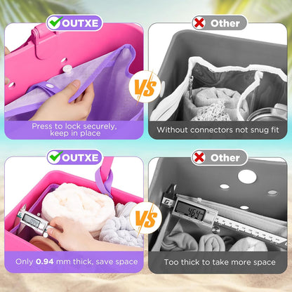 Beach Bag Organizer Insert Divider for Baby Bogg Bags Beach Tote