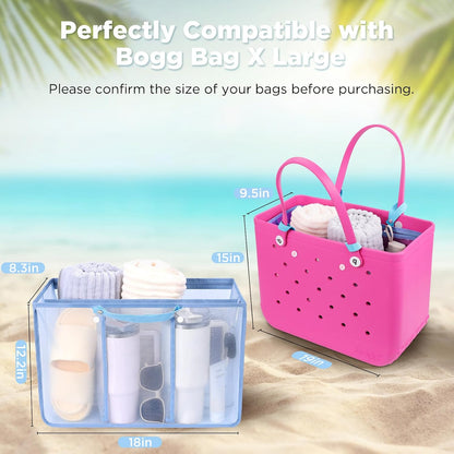 Beach Bag Organizer Insert Divider for Baby Bogg Bags Beach Tote