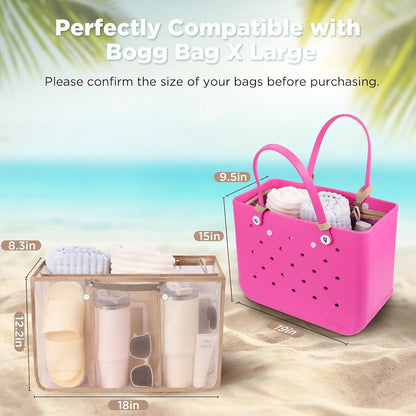 Beach Bag Organizer Insert Divider for Baby Bogg Bags Beach Tote