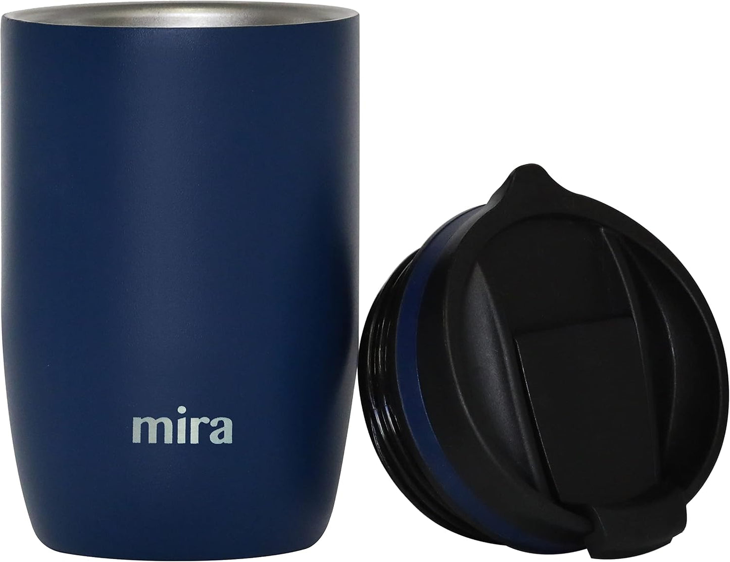 12 oz Travel Coffee Mug - Insulated Stainless Steel Tumbler with Screw Lid - French Granite