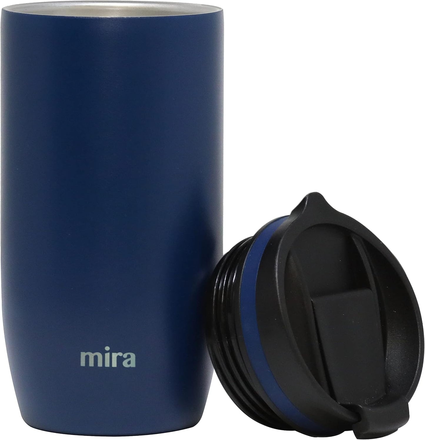 12 oz Travel Coffee Mug - Insulated Stainless Steel Tumbler with Screw Lid - French Granite