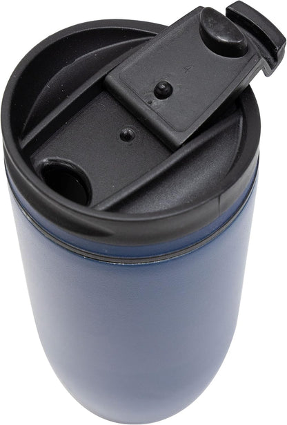 12 oz Travel Coffee Mug - Insulated Stainless Steel Tumbler with Screw Lid - French Granite