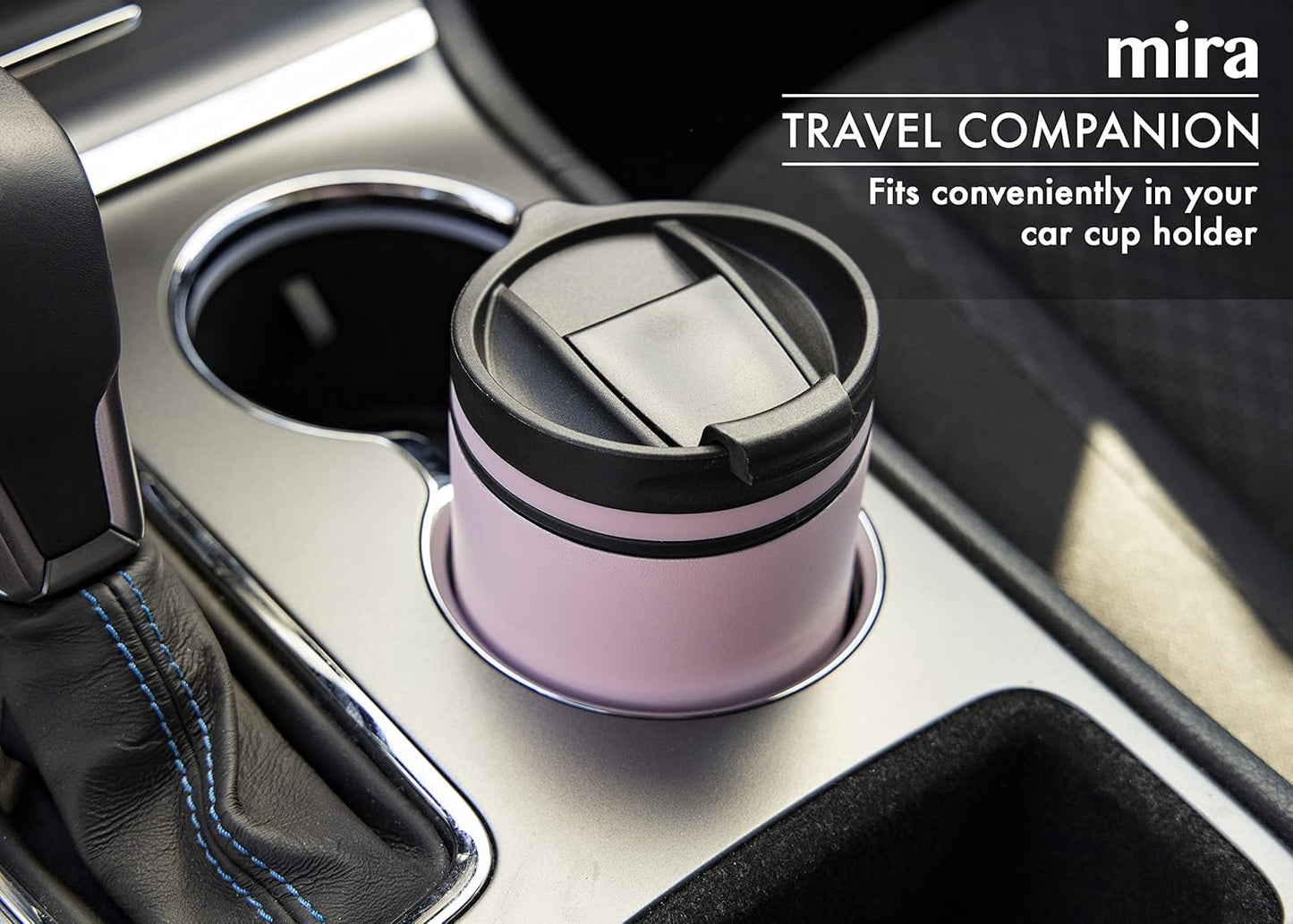 12 oz Travel Coffee Mug - Insulated Stainless Steel Tumbler with Screw Lid - French Granite