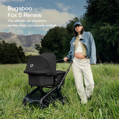 Fox 5 Renew All-Terrain Baby Stroller with Bassinet - Heritage Black