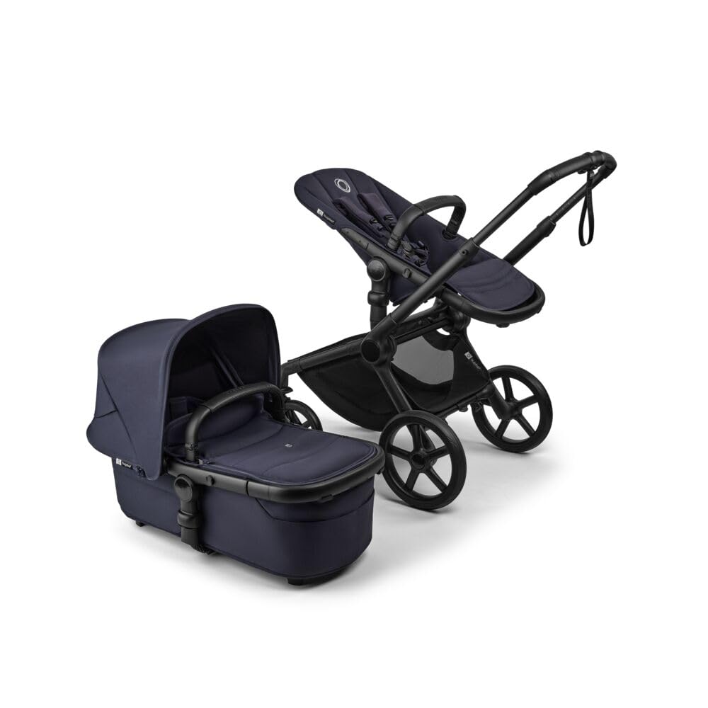 Fox 5 Renew All-Terrain Baby Stroller with Bassinet - Heritage Black
