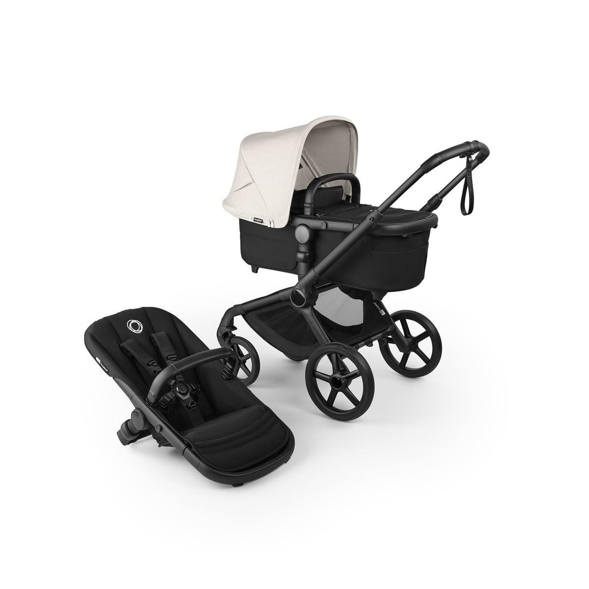 Fox 5 Renew All-Terrain Baby Stroller with Bassinet - Heritage Black