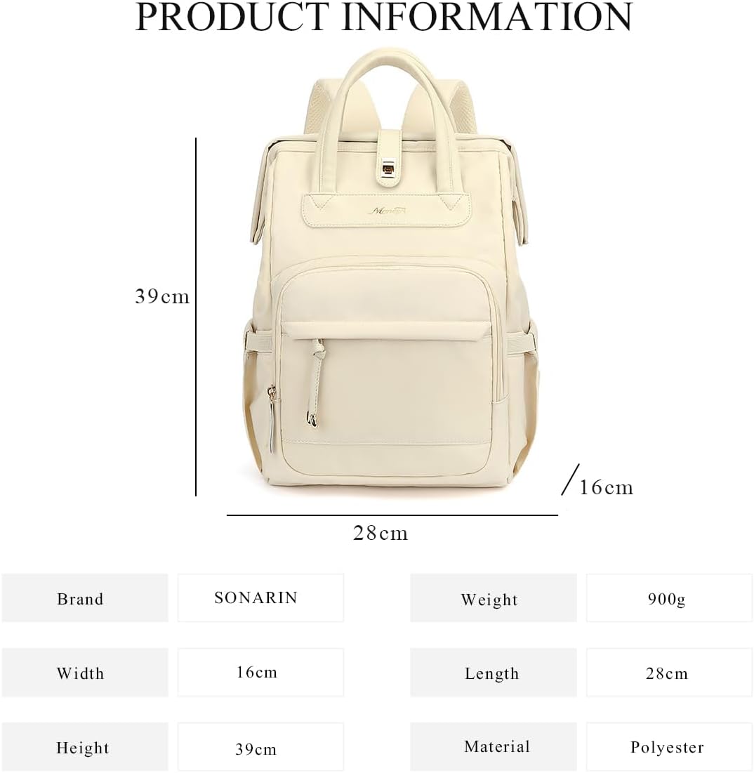 Stylish Casual Diaper Bag Backpack,Multifunctional Travel Nappy Changing Bag Mummy Bags with Insulated Pockets(Green)