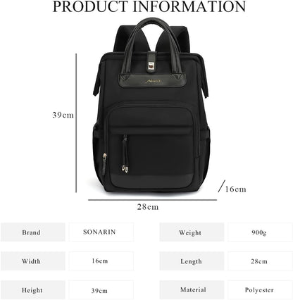 Stylish Casual Diaper Bag Backpack,Multifunctional Travel Nappy Changing Bag Mummy Bags with Insulated Pockets(Green)