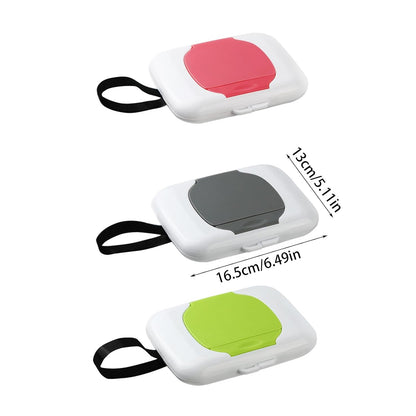 Wipes Dispensers Refillable Wipe Holder Baby Wipe Box Case for Indoor Outdoor Reusable Travel Wet Wipe Container