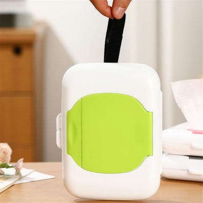 Wipes Dispensers Refillable Wipe Holder Baby Wipe Box Case for Indoor Outdoor Reusable Travel Wet Wipe Container