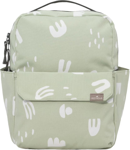Mini Roo Diaper Bag Backpack, Mauve Baby Bag - 6 Pockets For Daily Carry