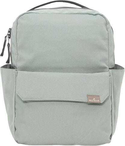 Mini Roo Diaper Bag Backpack, Mauve Baby Bag - 6 Pockets For Daily Carry