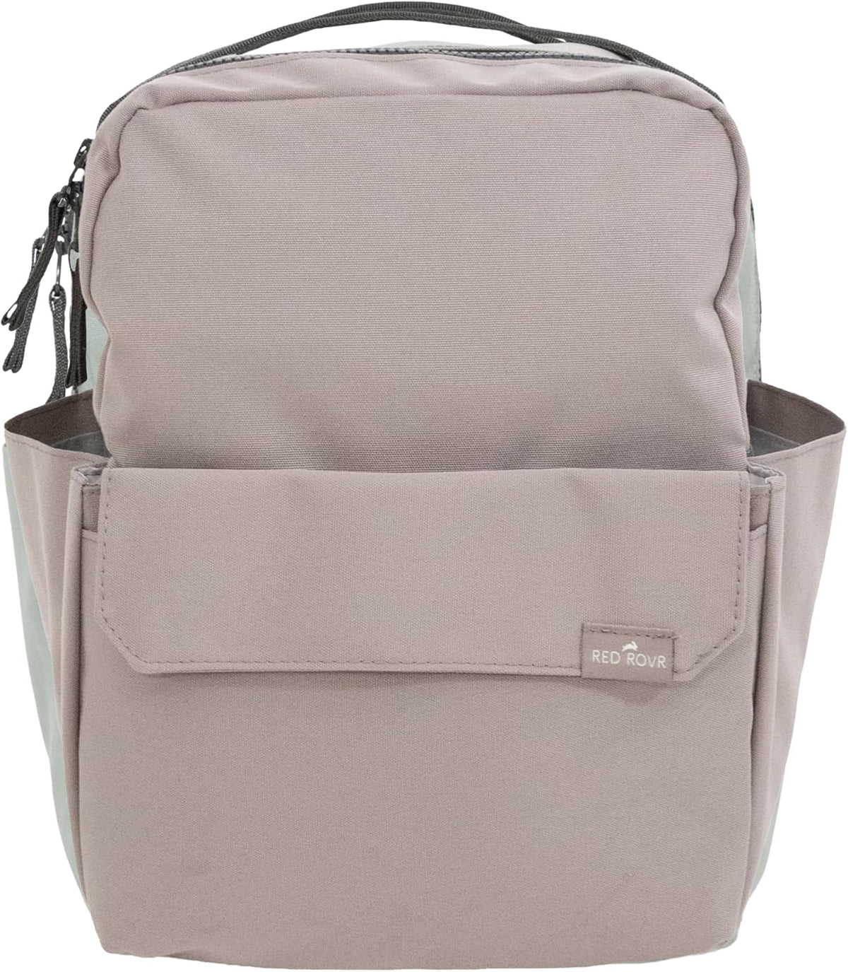 Mini Roo Diaper Bag Backpack, Mauve Baby Bag - 6 Pockets For Daily Carry