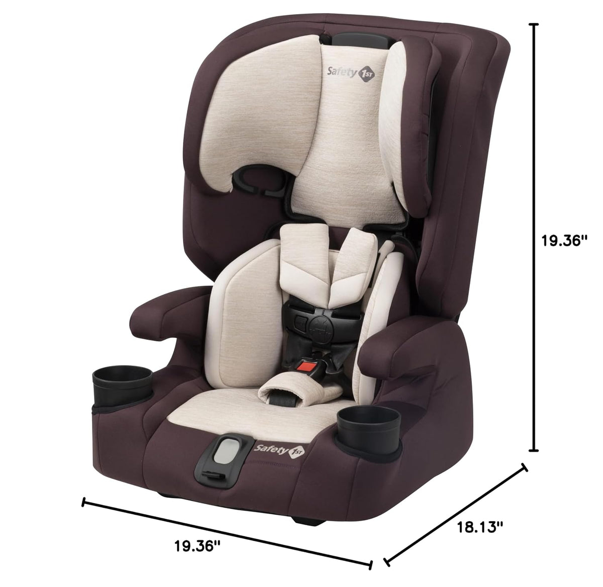 Boost-and-Go 3-in-1 Harness Booster Car Seat, High Street