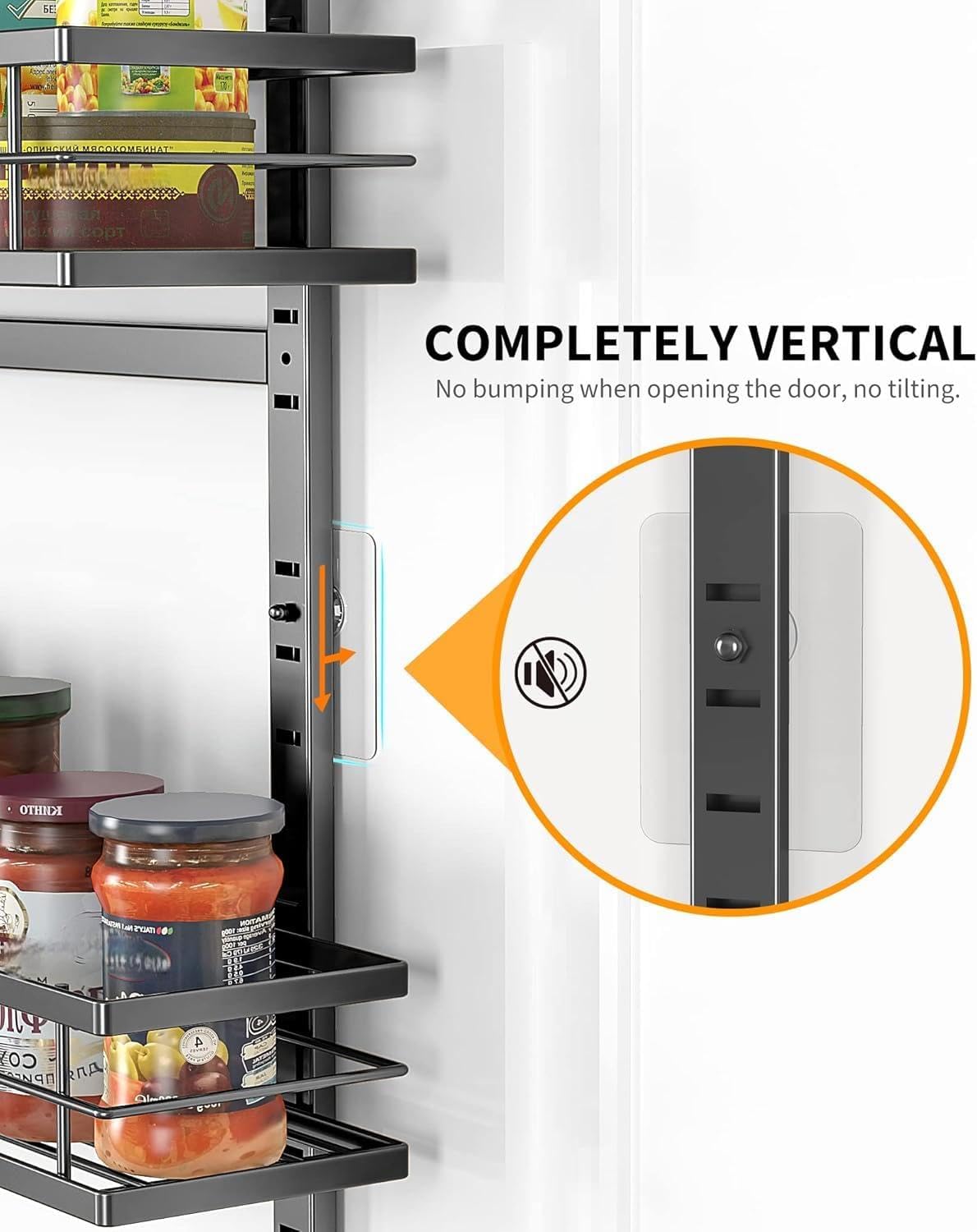 White 9-Tier Over The Door Pantry Organizer, Pantry Organization And Storage, Metal Hanging Spice Rack Shelves Door, Home & Kitchen Essentials, Laundry Room Bathroom Organization