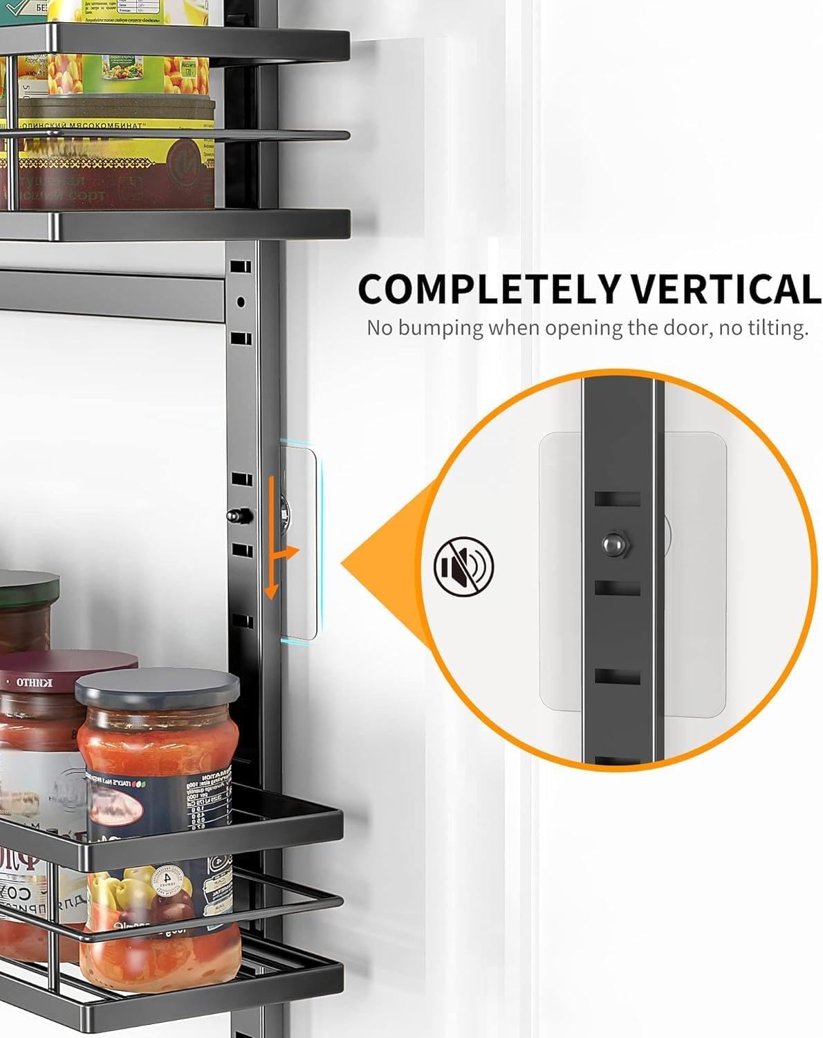 White 9-Tier Over The Door Pantry Organizer, Pantry Organization And Storage, Metal Hanging Spice Rack Shelves Door, Home & Kitchen Essentials, Laundry Room Bathroom Organization