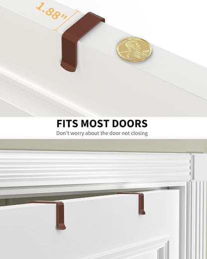 White 9-Tier Over The Door Pantry Organizer, Pantry Organization And Storage, Metal Hanging Spice Rack Shelves Door, Home & Kitchen Essentials, Laundry Room Bathroom Organization