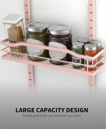 White 9-Tier Over The Door Pantry Organizer, Pantry Organization And Storage, Metal Hanging Spice Rack Shelves Door, Home & Kitchen Essentials, Laundry Room Bathroom Organization