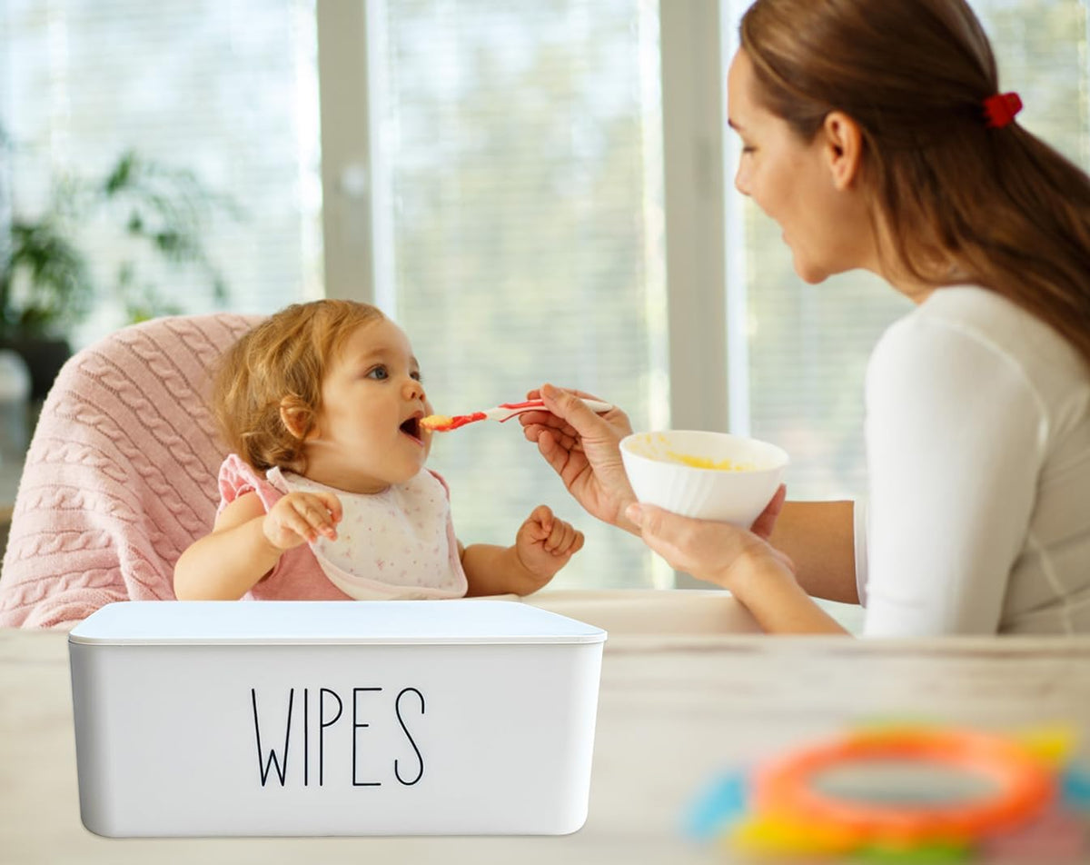 2 Pack Baby Wipes Dispenser for Bathroom,7.28"L * 4.80"W * 2.75"H