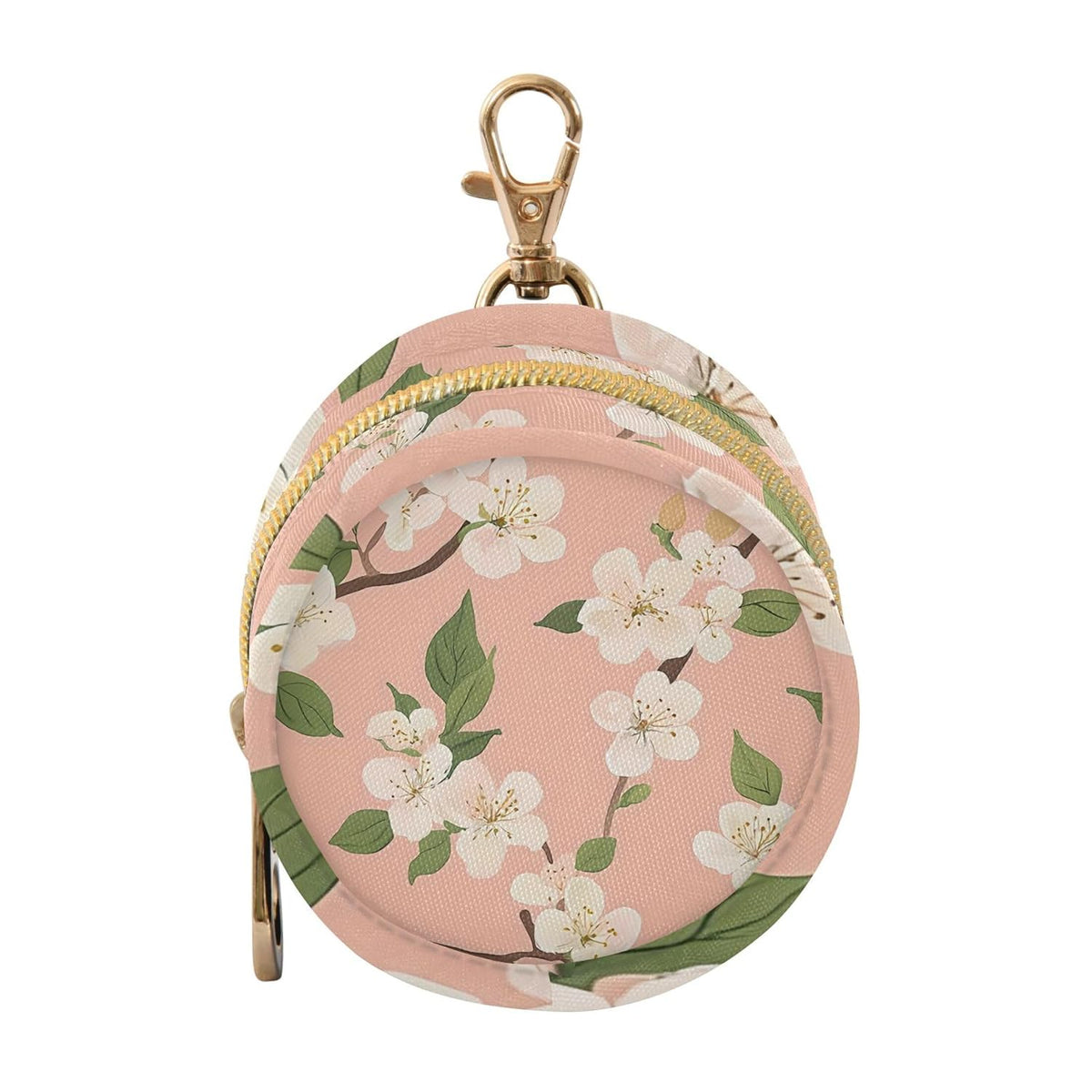 Pretty Flowers and Branches Baby Pacifier Holder Case, Dustproof Portable Storage Box for Diaper Bag Purse, Pacifier Storage Container for Boys & Girls