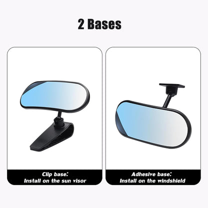 Car Rearview Mirror Rear View Mirrors for Baby 360 Adjustable Automotive Interior Mirrors Cars Mirror Rear Facing Kids Observing (Clip Base)