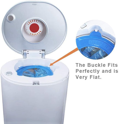 Diaper Pail Refill Bags 34 Bags 1088 Counts Compatible with Arm&Hammer Disposal System, 100% Lock Odor, Seal and Toss Diaper Pail Refills