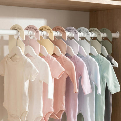 8 Pcs Baby Closet Dividers, Double-Sided Clothes Organizer for NB-24 Months