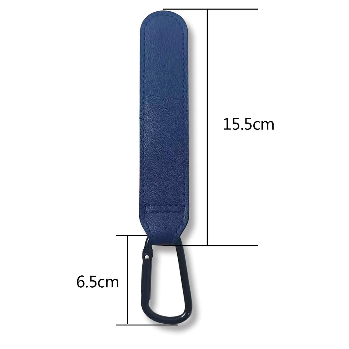Stroller Hooks, 2 Pack Stroller Clips with Self-Locking Buckle, Hook and Loop Strap for Baby Stroller, Shopping Cart (Black)
