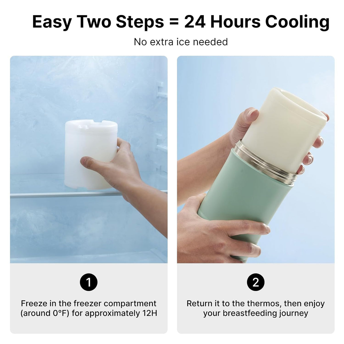 Portable Bottle Warmer & Breastmilk Cooler Set On-the-Go Essentials