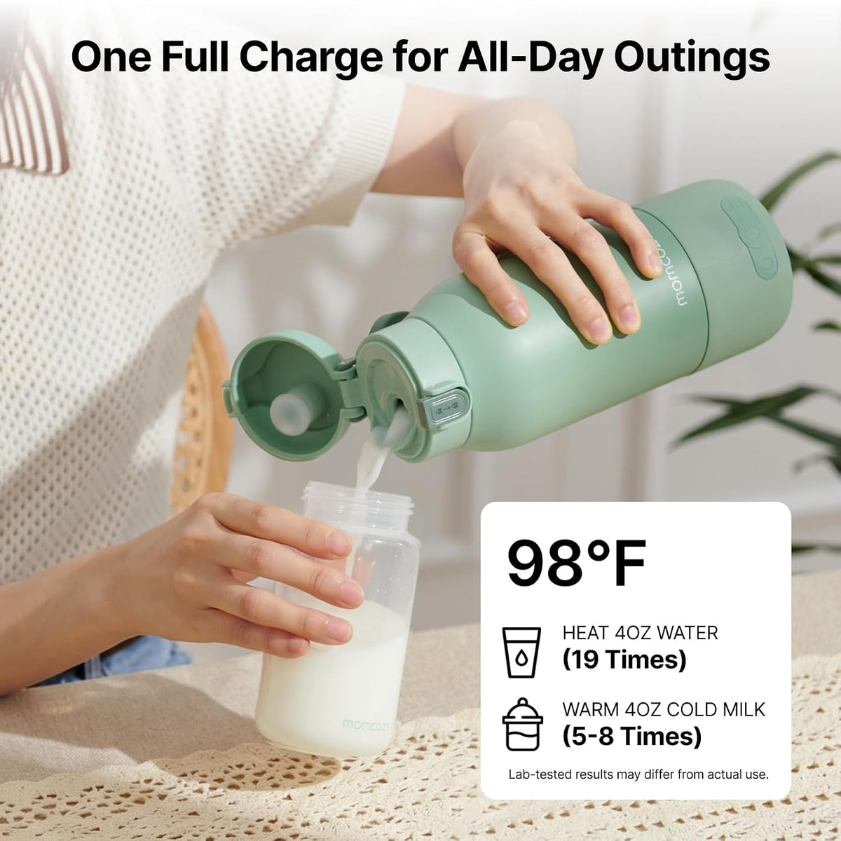 Portable Bottle Warmer & Breastmilk Cooler Set On-the-Go Essentials