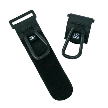 J.L. Childress Universal Non-Slip Stroller Hooks for Bags 2 Pack, Black