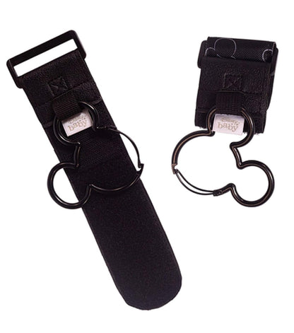 J.L. Childress Universal Non-Slip Stroller Hooks for Bags 2 Pack, Black