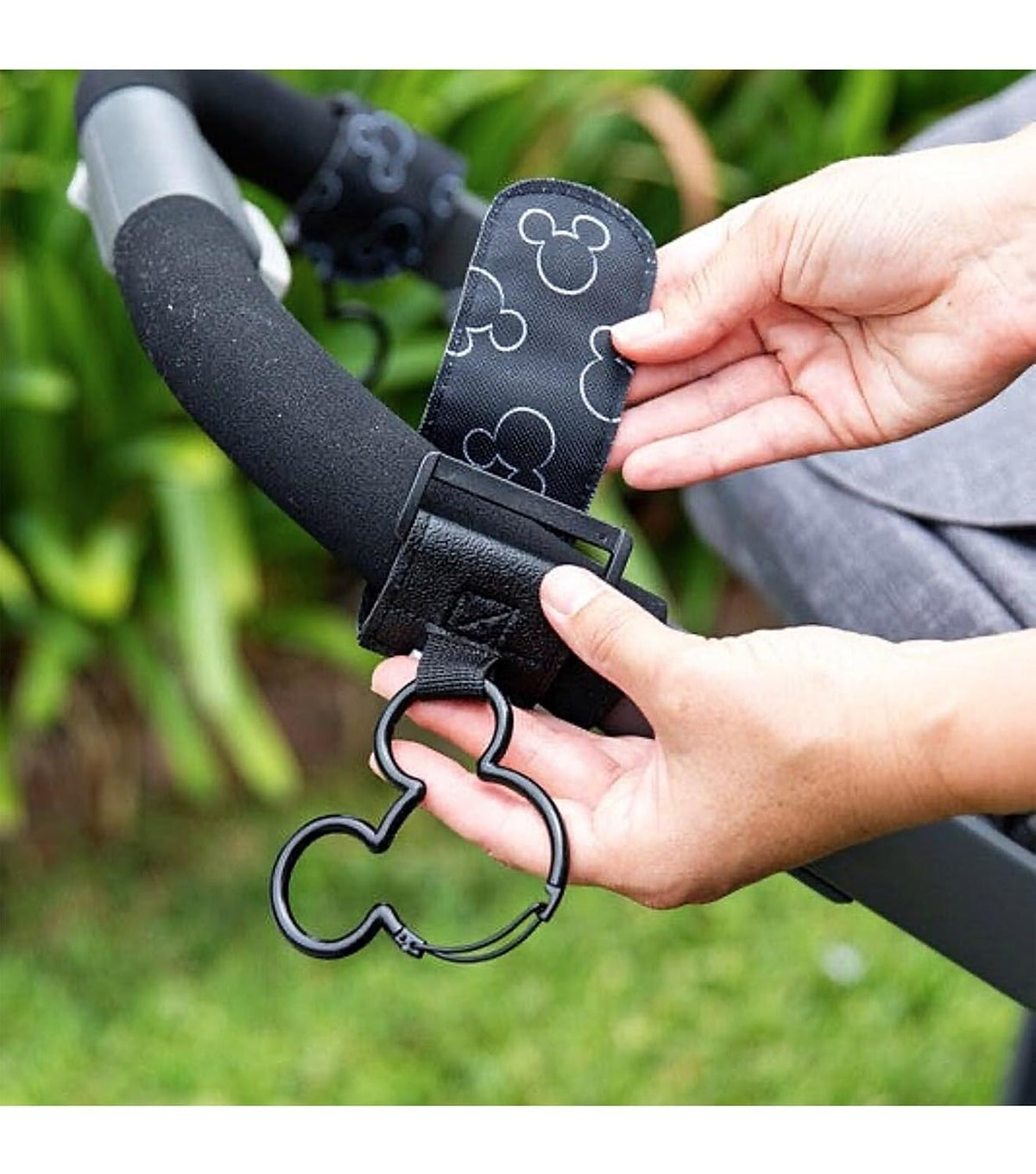 J.L. Childress Universal Non-Slip Stroller Hooks for Bags 2 Pack, Black