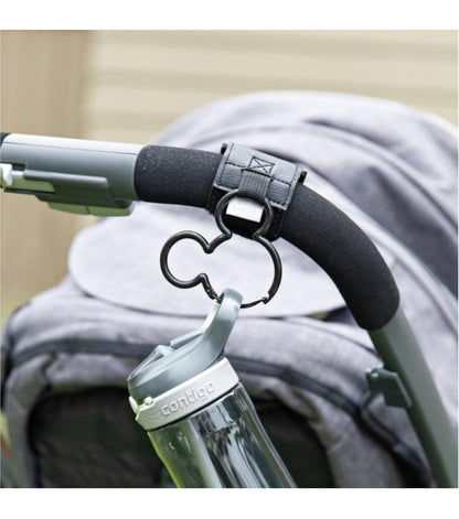 J.L. Childress Universal Non-Slip Stroller Hooks for Bags 2 Pack, Black