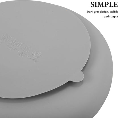 Elderly Food Plate Silicone Plate Suction Cup Unbreakable Dishes for Seniors