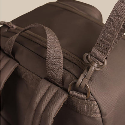 Utility Diaper Bag Backpack, 17 Pockets w/Changing Pad (Mocha)