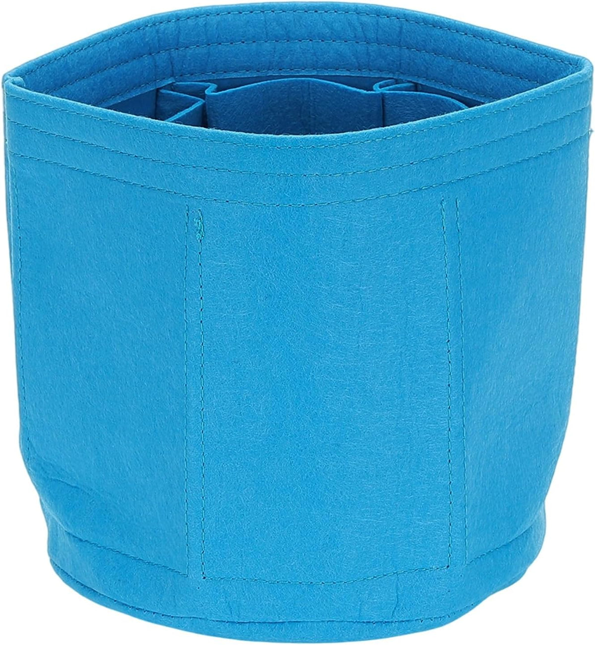 Purse Organizer Insert, 8" x 8" Portable Felt Organizer Bags Round Multiple Compartments Purse Liner for Bucket Bag, Domed Satchel, Tote Bag, Handbag Shaper, Beige