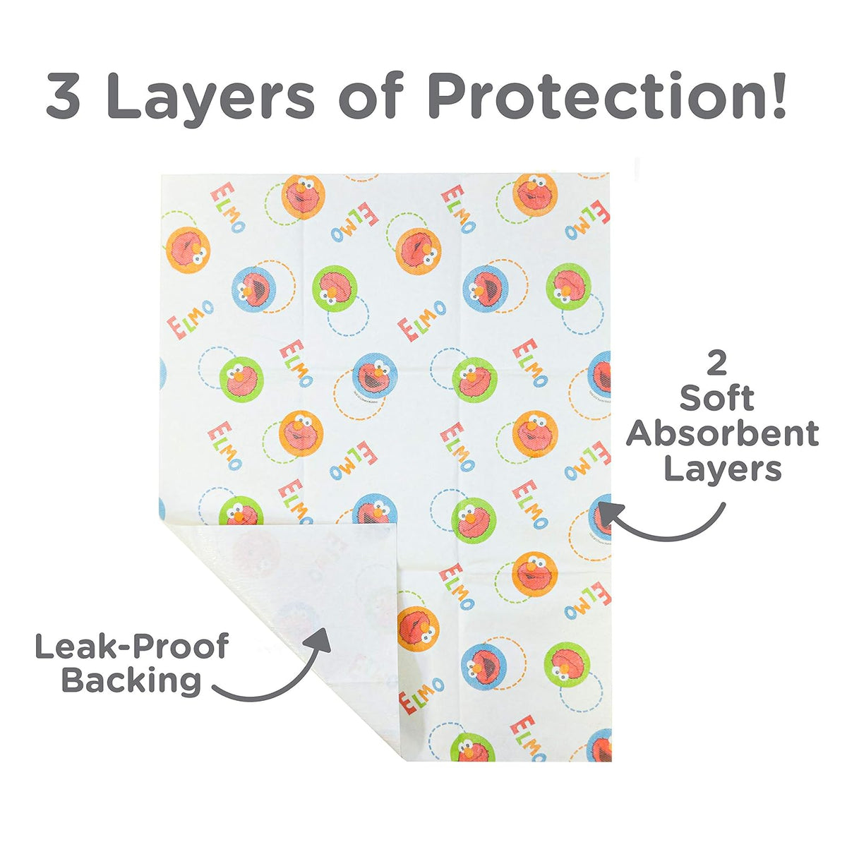 Sesame Street Potty Topper Disposable Toilet Seat Cover with Adhesive Strips for On-The-Go Protection, 10 Count