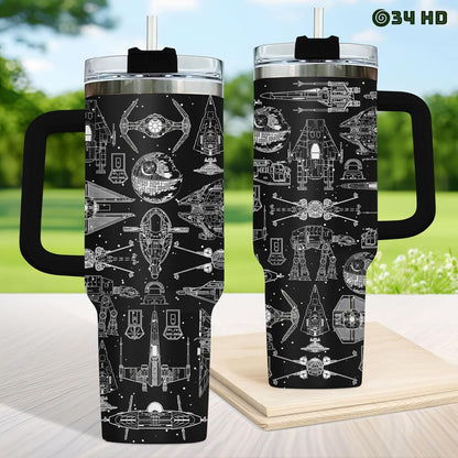 Dad Dadman Funny 40 oz Tumbler with Handle, Funny Dad Gift | Gift for Dad Tumbler 40oz, Cool Dadman Travel Mug, Funny Superhero Birthday from Daughter Son - Colors B