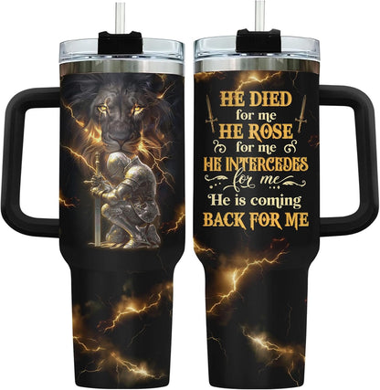 Dad Dadman Funny 40 oz Tumbler with Handle, Funny Dad Gift | Gift for Dad Tumbler 40oz, Cool Dadman Travel Mug, Funny Superhero Birthday from Daughter Son - Colors B
