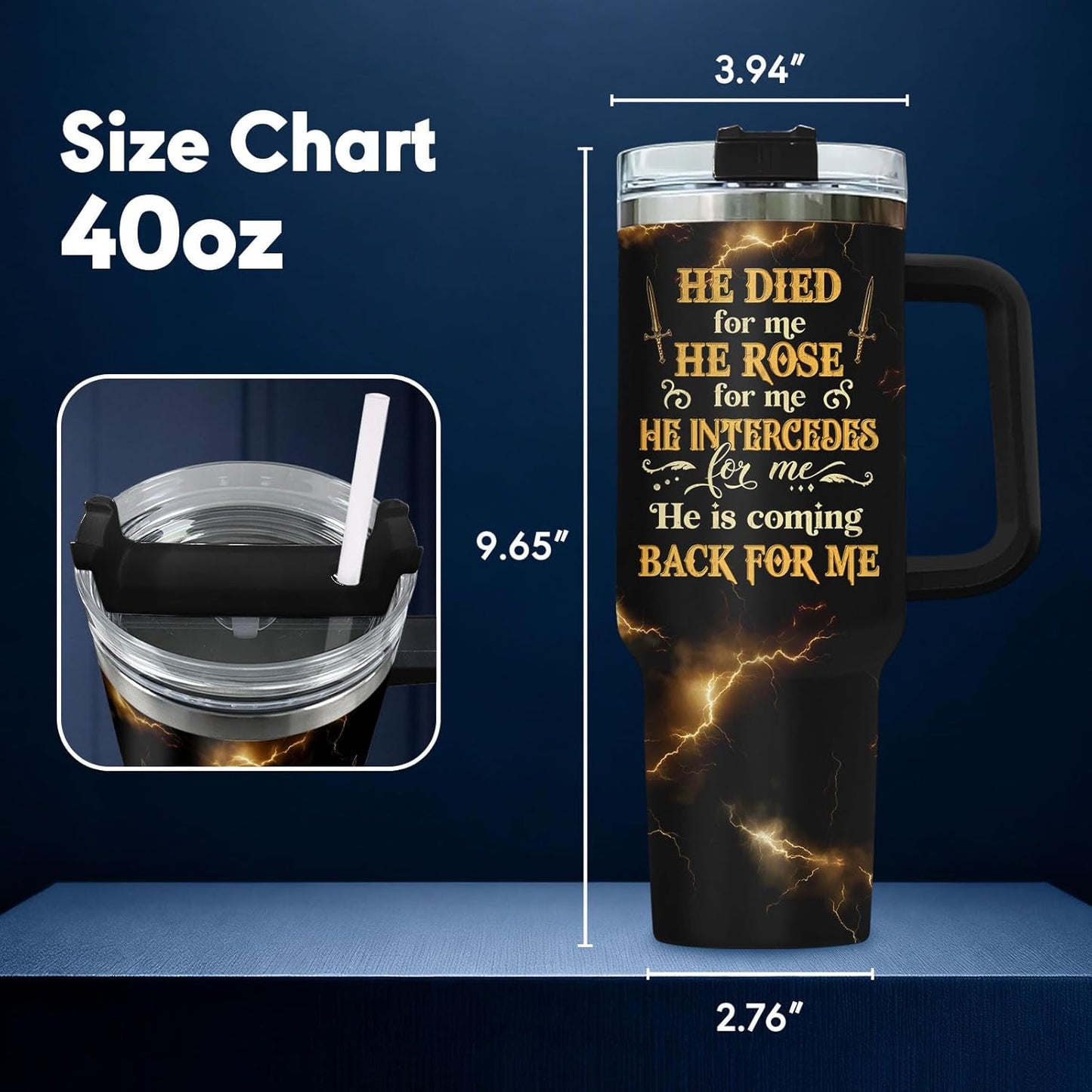 Dad Dadman Funny 40 oz Tumbler with Handle, Funny Dad Gift | Gift for Dad Tumbler 40oz, Cool Dadman Travel Mug, Funny Superhero Birthday from Daughter Son - Colors B