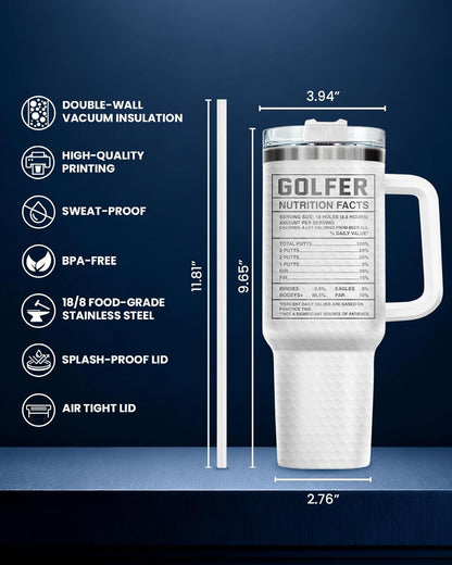 Dad Dadman Funny 40 oz Tumbler with Handle, Funny Dad Gift | Gift for Dad Tumbler 40oz, Cool Dadman Travel Mug, Funny Superhero Birthday from Daughter Son - Colors B
