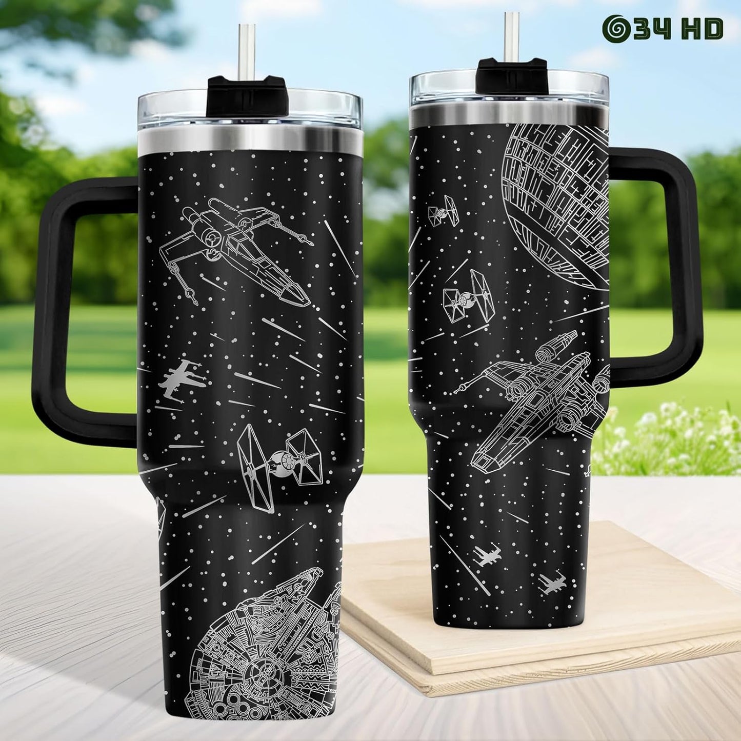 Dad Dadman Funny 40 oz Tumbler with Handle, Funny Dad Gift | Gift for Dad Tumbler 40oz, Cool Dadman Travel Mug, Funny Superhero Birthday from Daughter Son - Colors B