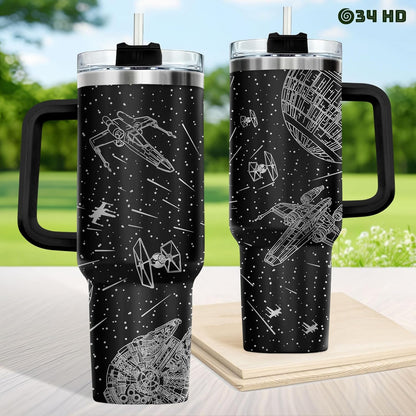 Dad Dadman Funny 40 oz Tumbler with Handle, Funny Dad Gift | Gift for Dad Tumbler 40oz, Cool Dadman Travel Mug, Funny Superhero Birthday from Daughter Son - Colors B